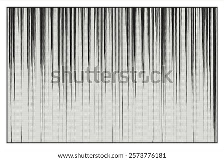 Classic Ink Brush Speed Line Halftone Comic Book Background Page, Vector Illustration, Superhero Poster.