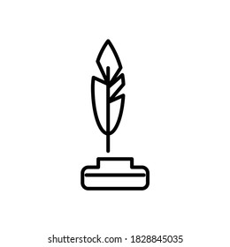 Classic ink icon in eps 8