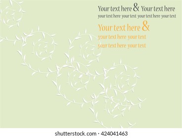 classic invitation card for background 