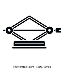 Classic jack-screw icon. Simple illustration of classic jack-screw vector icon for web design isolated on white background