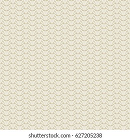 Classic japanese squama seamless pattern for textile industry, fabric design, grey and white color with gradient