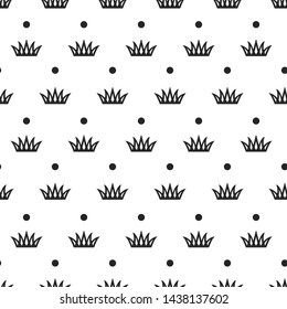 Classic kings crown seamless pattern. Vintage royal heraldic background. Queens exclusive premium wallpaper.