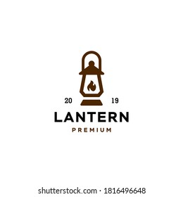 classic Lantern gas fire, street lamp, lantern post, Classic lamp logo icon design , Restaurant Vintage Logo design vector