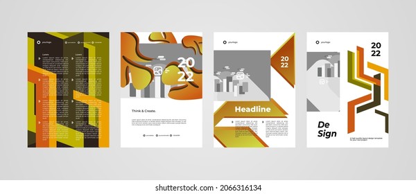 Classic layout template design, background for your project like flyer, brochure, banner, media post advertising, company profile, resume and more. Design isolated and editable vector eps.