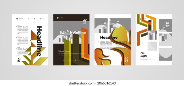 Klassisches Layout-Template-Design, Hintergrund für Ihr Projekt wie Flyer, Broschüre, Banner, Medienpost-Werbung, Firmenprofil, Lebenslauf und mehr. Gestalten Sie einzelne und bearbeitbare Vektorpfeile.