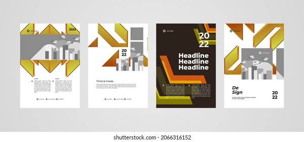 Classic layout template design, background for your project like flyer, brochure, banner, media post advertising, company profile, resume and more. Design isolated and editable vector eps.