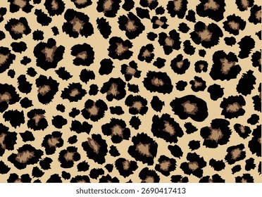 klassisches Leopardendesign handgezeichnet kreativ