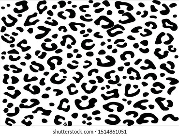 classic leopard design vector hand drawn