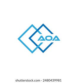 Classic Lettering Minimal Fashion Designs. Typography modern serif fonts regular decorative vintage concept. vector illustration AOA LOGO