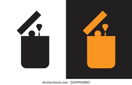 Classic lighter icon logo. Great logo icon for, industry, social media, entertainment and web.