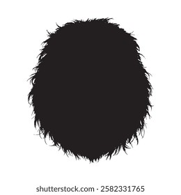 Classic Lion Silhouette Vector Icon - Lion Silhouette - Lion Vector - Lion Illustration 

