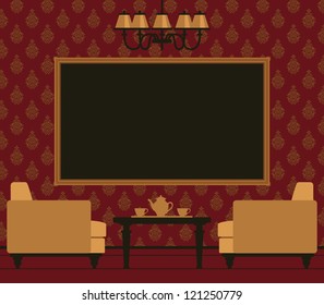 Classic livingroom interior