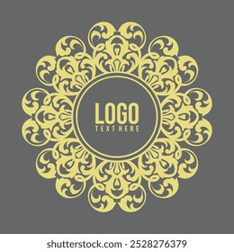 Classic logo ornament, brand template, sticker, furniture, t-shirt, printing