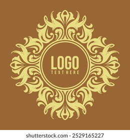 Classic logo ornament, brand template, sticker, furniture, t-shirt, printing