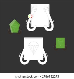 classic look parachutes for game icon