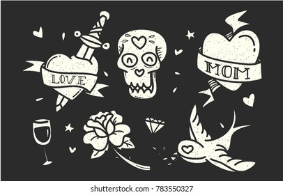 Classic love collection tattoos