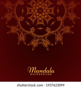 Klassisches luxuriöses Muster, elegante mandala-dekorative Muster, Vektorgrafik
