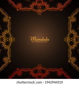Patrón clásico de lujo elegante Mandala decoración de fondo vectorial