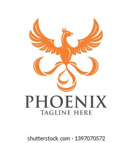 Classic Luxury Phoenix Logo Vector