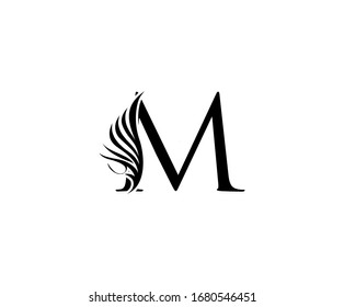 Classic M Luxury Logo Icon, Vintage M Letter Design.