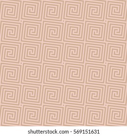 Classic meander seamless pattern. Greek key neutral tileable linear vector background.
