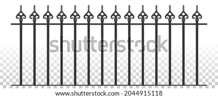 Similar – Image, Stock Photo Wrought iron building element