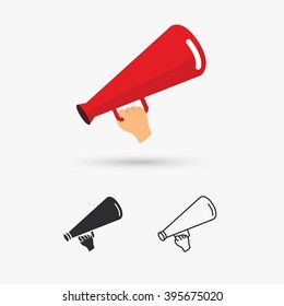 classic megaphone icon