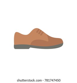 Classic Men shoes flat icon