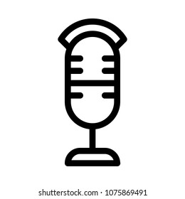 Classic microphone with stand