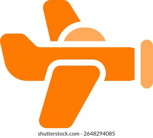 classic military aircraft icon dualtone style design