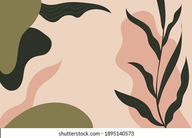 Classic Minimalist background shape abstract trendy universal artistic templates. graphic pattern of abstract elements in soft colors for poster and background