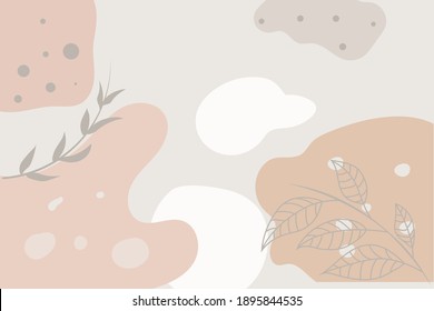 Classic Minimalist background shape abstract trendy universal artistic templates. graphic pattern of abstract elements in soft colors for poster and background