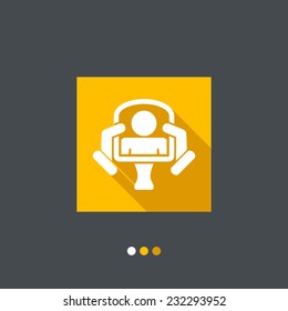 Classic mirror concept in modern icon