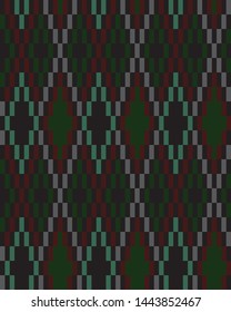 Classic Modern Argyle Seamless Print Background