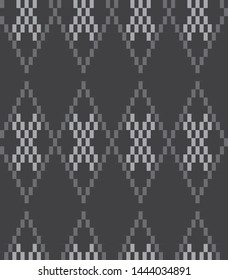 Classic Modern Argyle Seamless Print Pattern