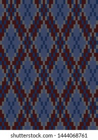 Classic Modern Argyle Seamless Print Pattern