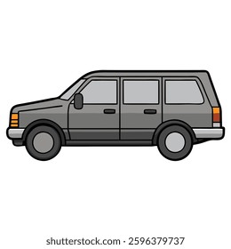 Classic and Modern Car – Flat Style Vector Design