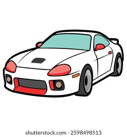 Classic and Modern Car – Flat Style Vector Design