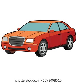 Classic and Modern Car – Flat Style Vector Design