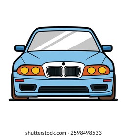 Classic and Modern Car – Flat Style Vector Design