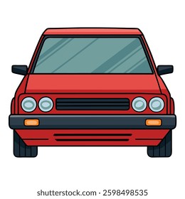 Classic and Modern Car – Flat Style Vector Design