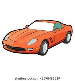 Classic and Modern Car – Flat Style Vector Design