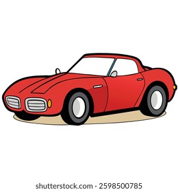 Classic and Modern Car – Flat Style Vector Design