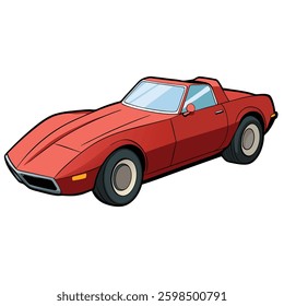 Classic and Modern Car – Flat Style Vector Design