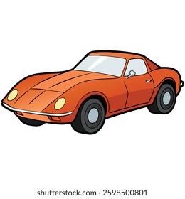 Classic and Modern Car – Flat Style Vector Design