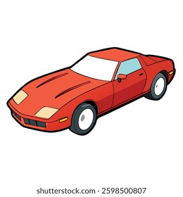 Classic and Modern Car – Flat Style Vector Design