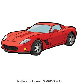 Classic and Modern Car – Flat Style Vector Design