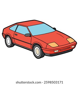 Classic and Modern Car – Flat Style Vector Design