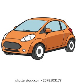 Classic and Modern Car – Flat Style Vector Design