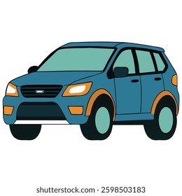 Classic and Modern Car – Flat Style Vector Design